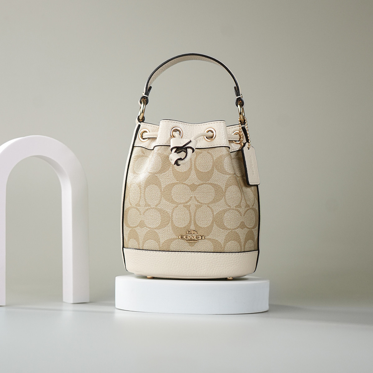COACH｜【全国联保】蔻驰Dempsey 15单肩水桶斜挎包C5121