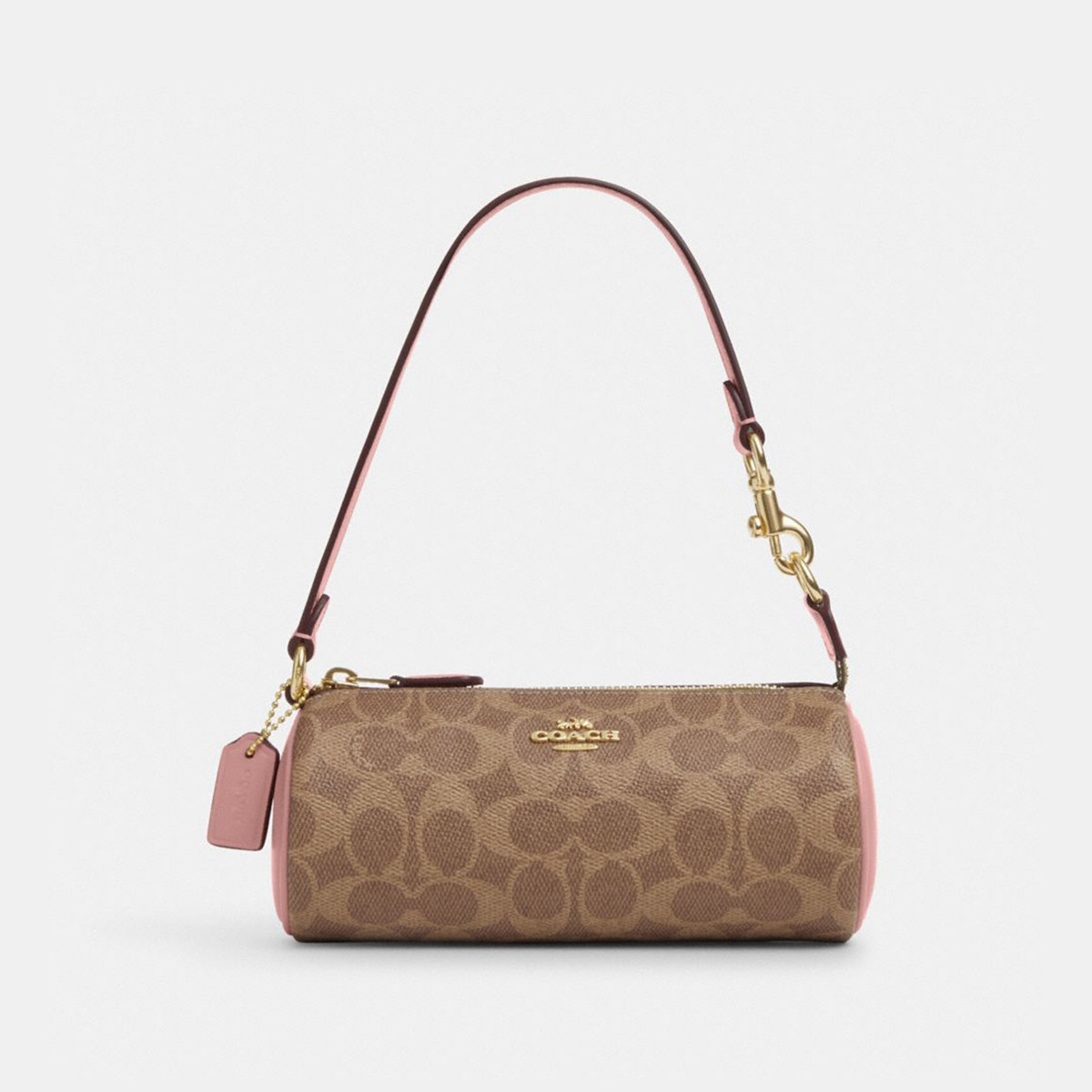 COACH｜【全国联保】蔻驰拼色经典标志NOLITA圆筒包CY040