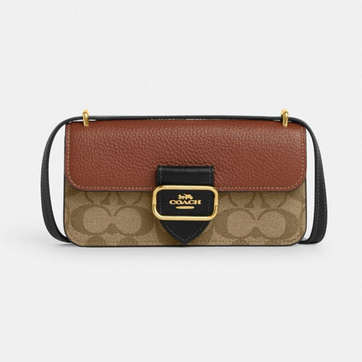 COACH｜蔻驰【全国联保】Morgan 20翻盖单肩斜挎包小号