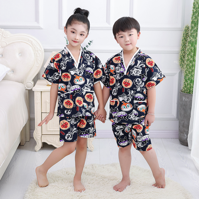 【春夏上新】家居服汗蒸服温泉洗浴汗蒸短袖短裤简约宽松套装儿童