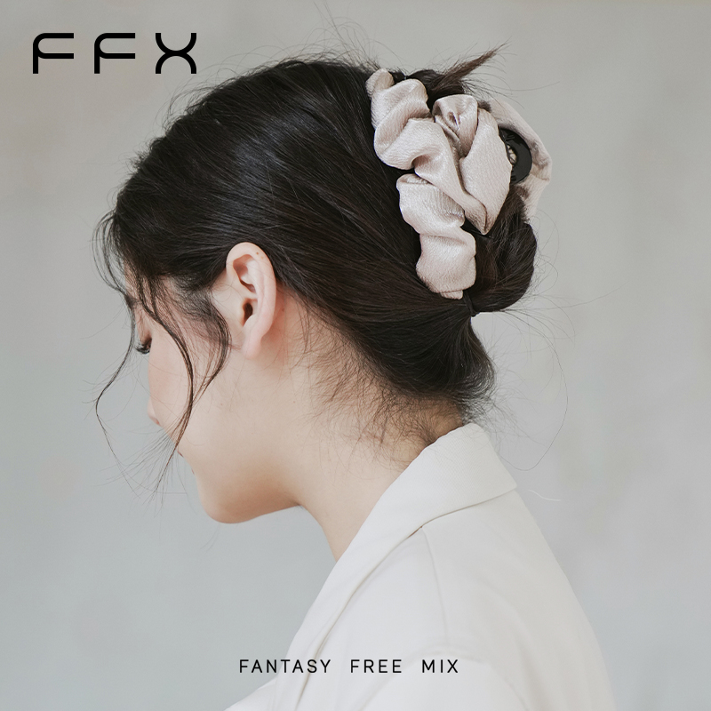 弗弗西FFX【尚蒂】闪光褶皱小抓夹气质网红发夹女时尚头饰
