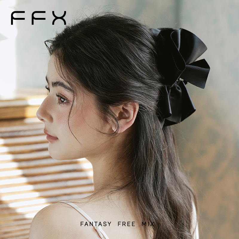 【王楚然同款】FFX多层灵动布艺抓夹气质简约时尚百搭优雅发夹