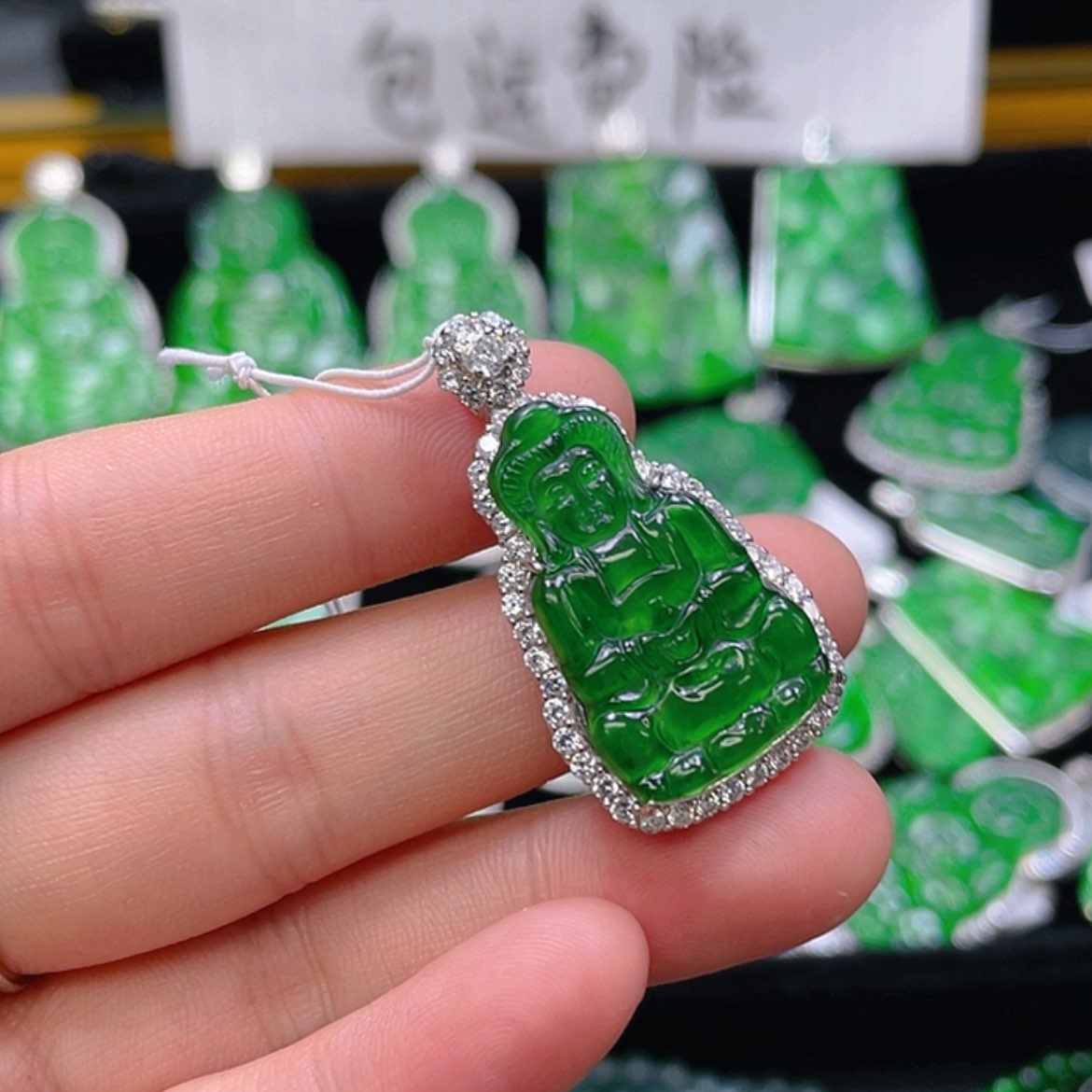 【闪购商品】翡翠颈饰银S925镶嵌