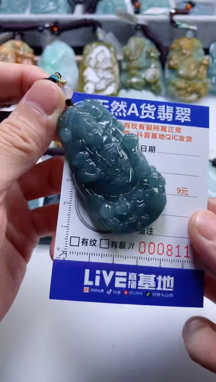 【闪购商品】翡翠挂件未镶嵌