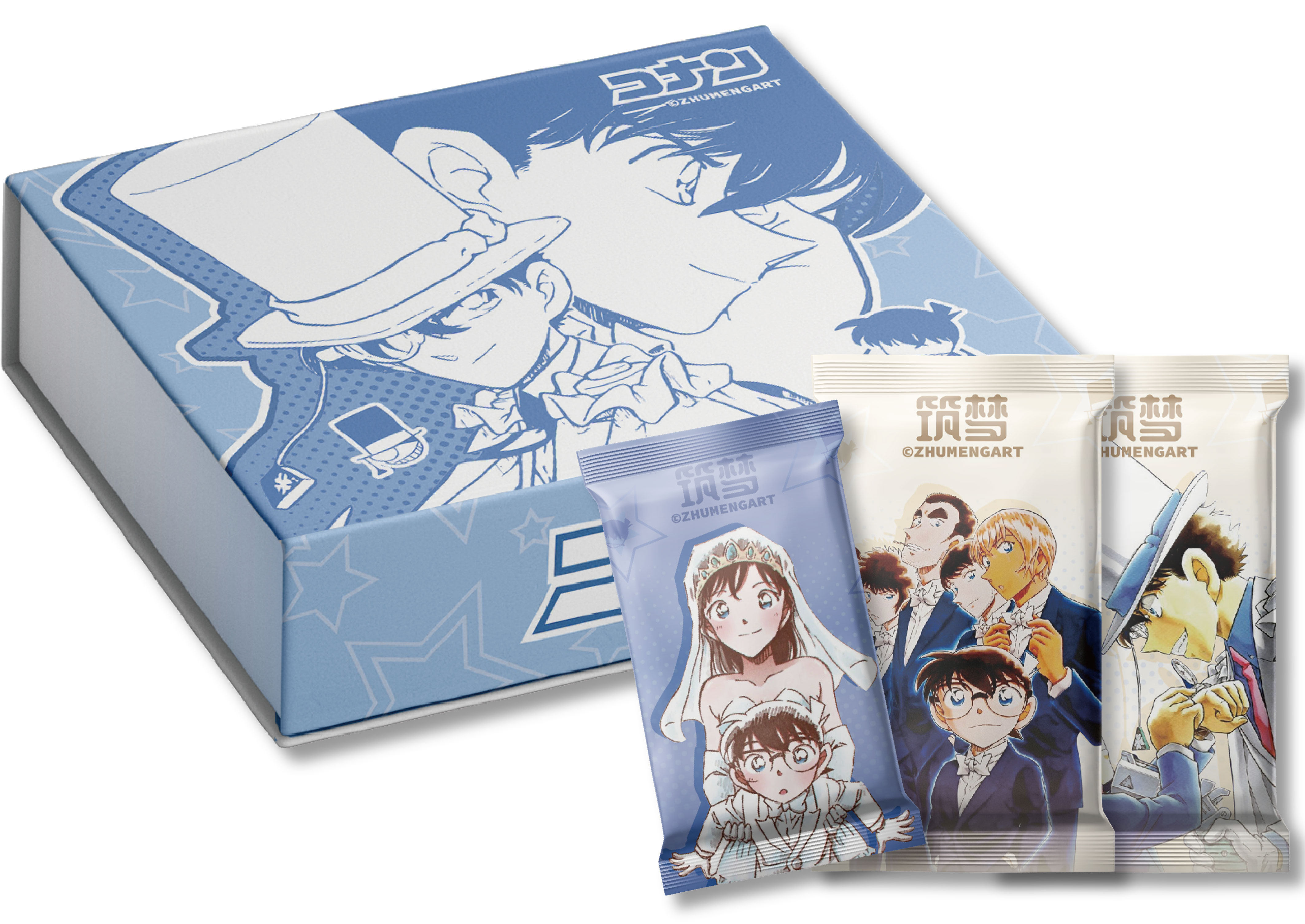 【吃吃】筑梦文创柯南第二弹月光下的奏鸣曲收藏卡（默认代拆）