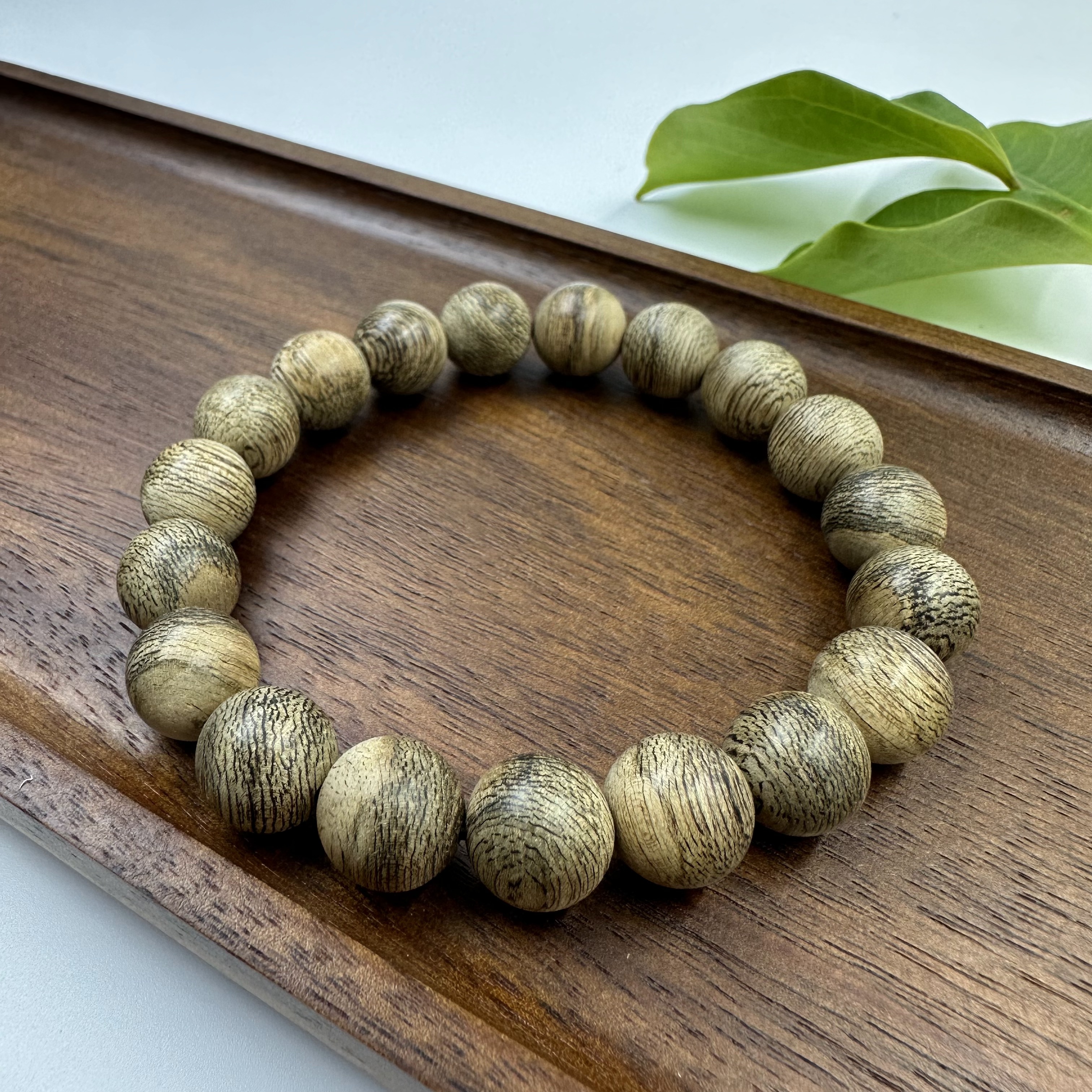 吾香天然野 · 老料文莱蛇皮纹沉香手串 ZB16 规格11mm 克重9g+