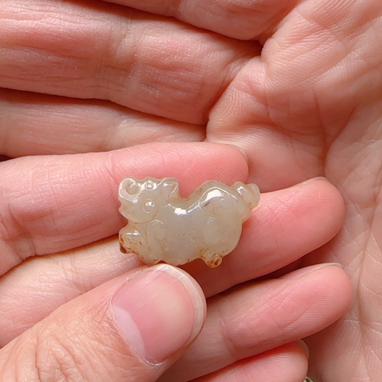 【闪购商品】和田玉（青白玉）吊坠(不含链)未镶嵌伟**来