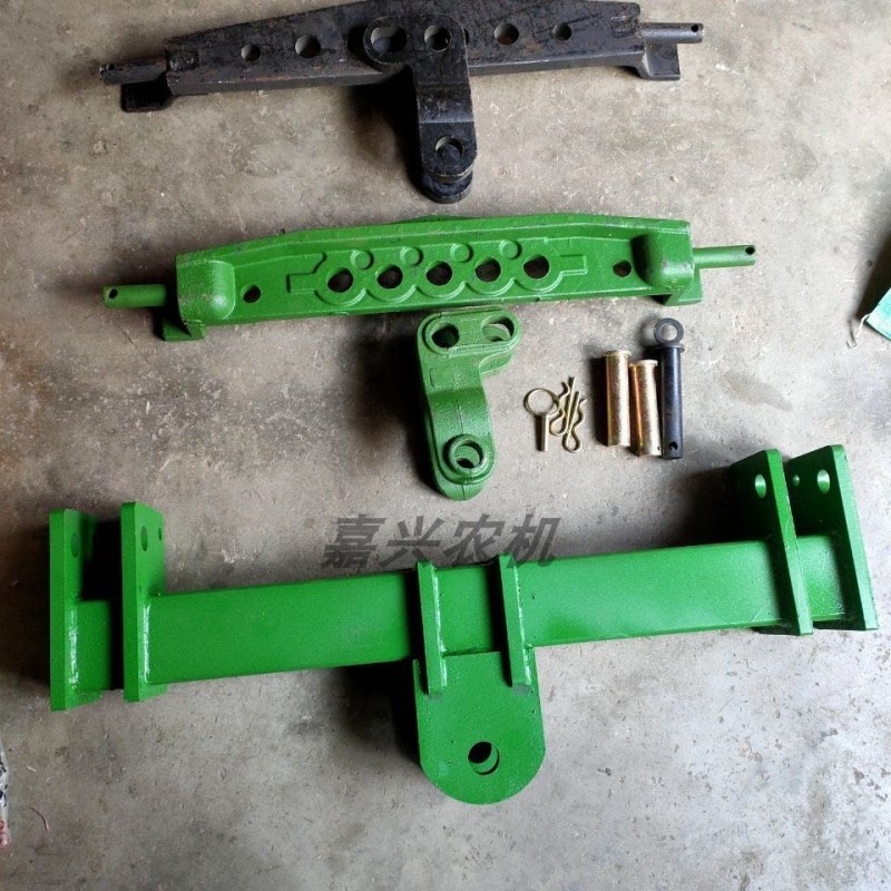 拖拉机悬挂拉杆牵引卡收割机改装牵引挂钩横梁加大加厚牵引拉杠