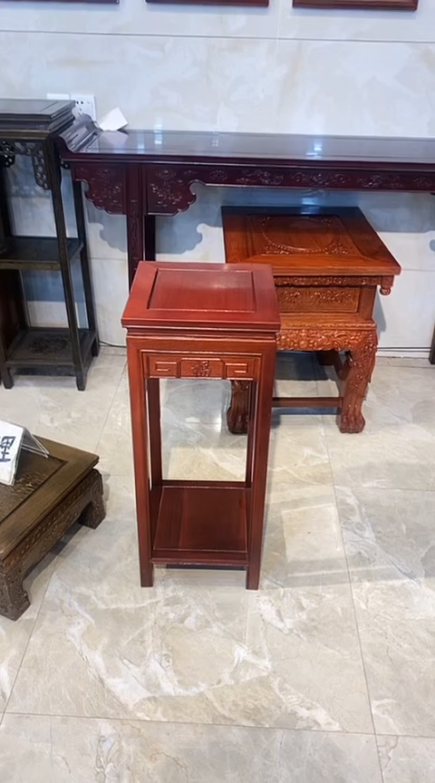 【闪购商品】花梨木类成套家具80福字花架