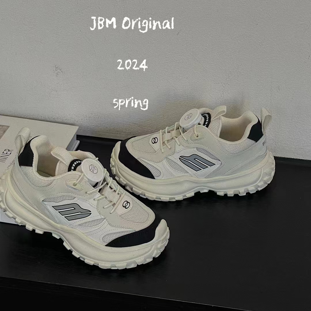 丰瑞79休闲儿童老爹鞋网面纽扣