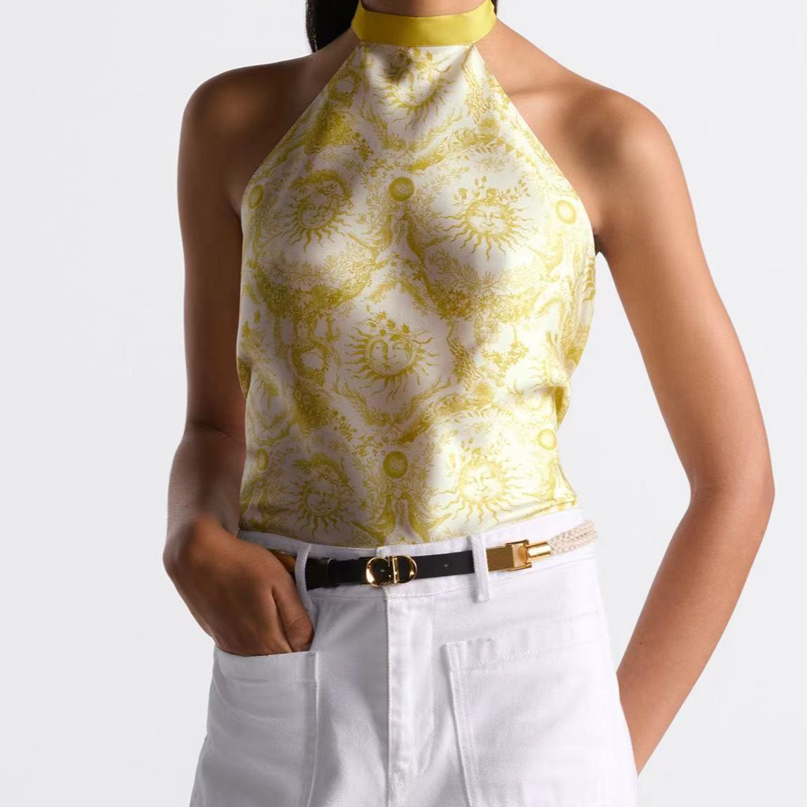 全新未使用 DIOR/迪奥 /Dioriviera Toile de Jouy Soleil上衣