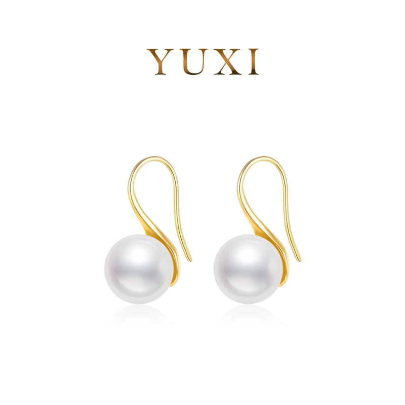 羽兮 铜合金仿珍珠耳饰 百搭气质高跟鞋耳环耳钉