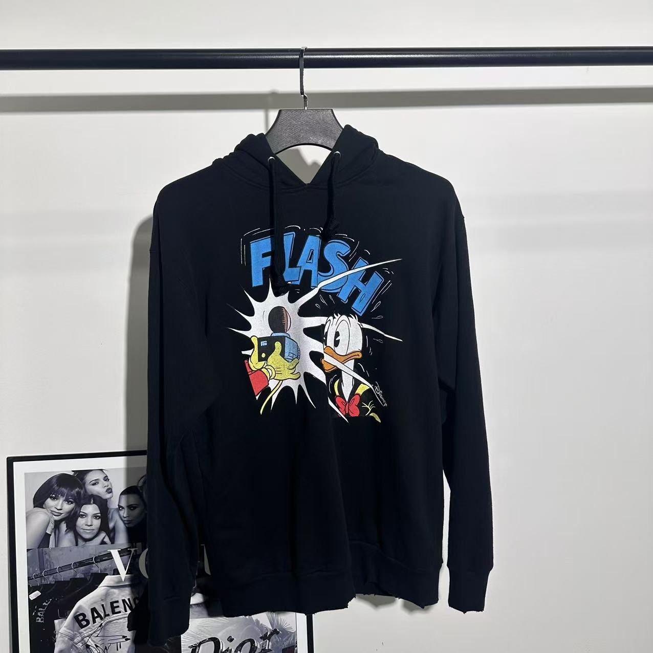 全新未使用 GUCCI/古驰 迪士尼联名款唐老鸭帽衫/XS码