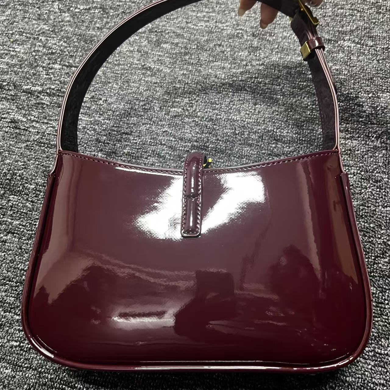 姝宴真皮女包0052腋下红色