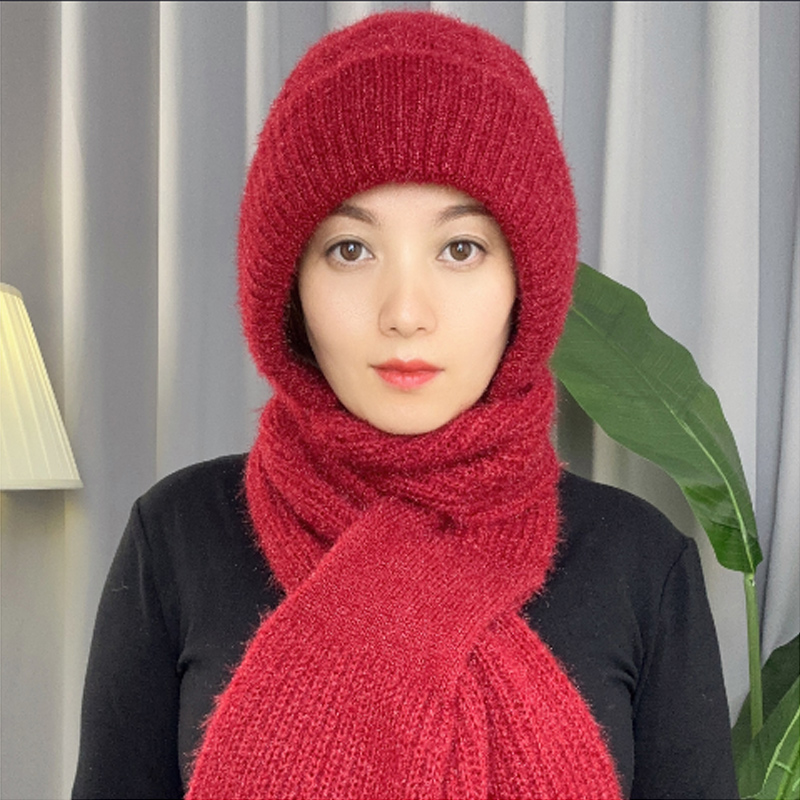 【秋冬爆款】加绒加厚 防风围脖手套帽 显白显洋气 大气漂亮 保暖