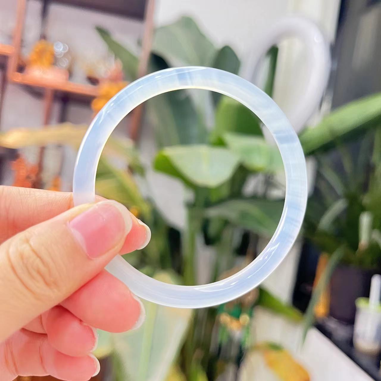 玉髓60圈口手镯-703049