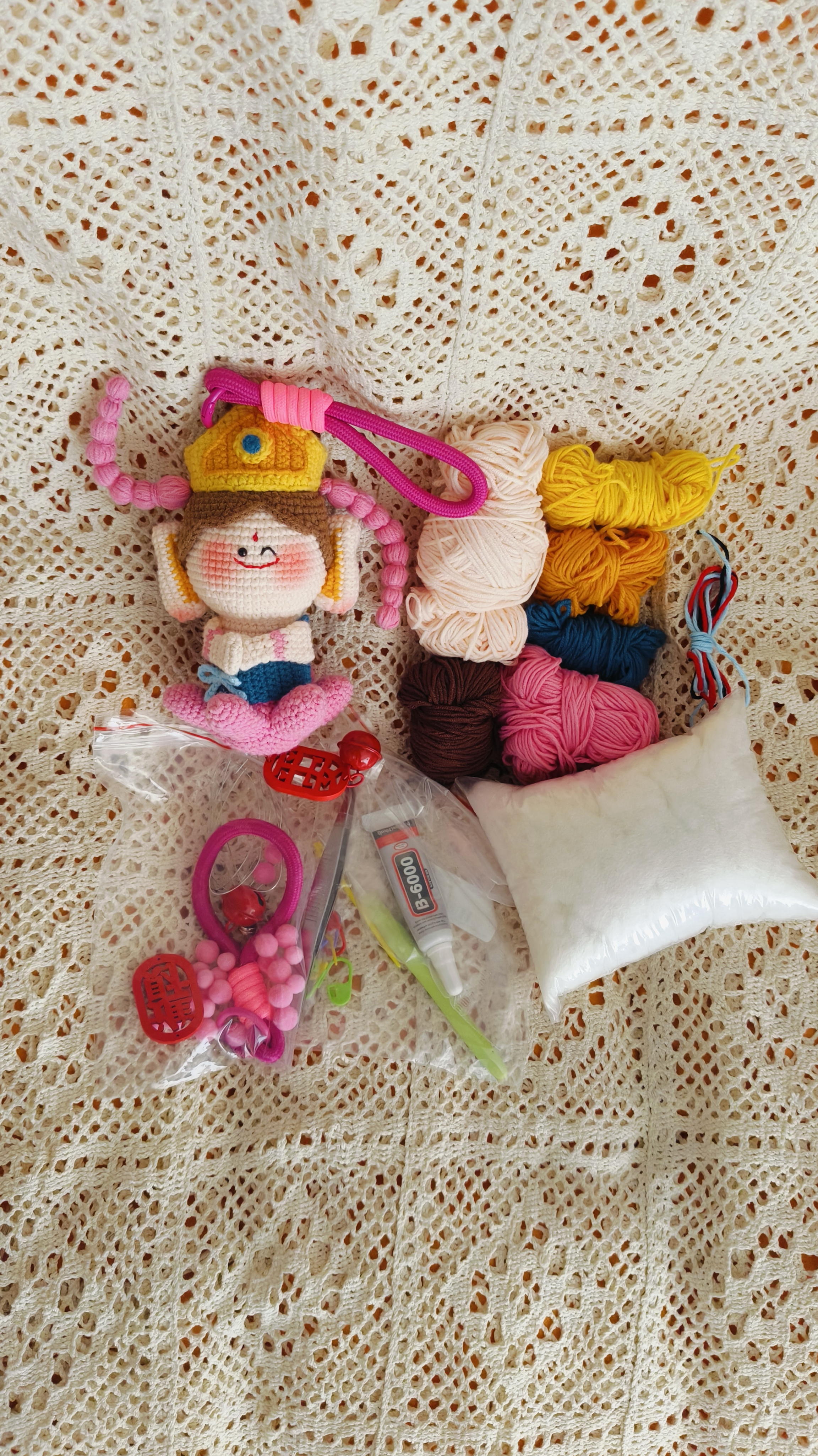 【原创小辫儿佛小伴材料包+工具包】