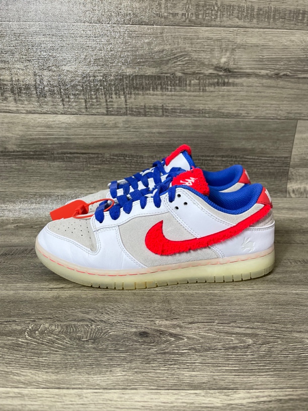 9新40码 耐克 dunk 白蓝红 低帮板鞋