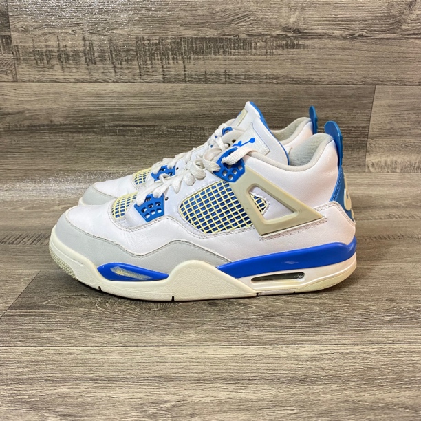 9新42码 Jordan AJ4代 白蓝2012 低帮复古篮球鞋 轻微掉漆 公价5k