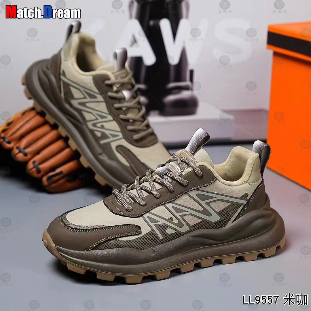 冬季新款！男士休闲鞋运动鞋轻便跑步鞋轻奢男款潮鞋9557