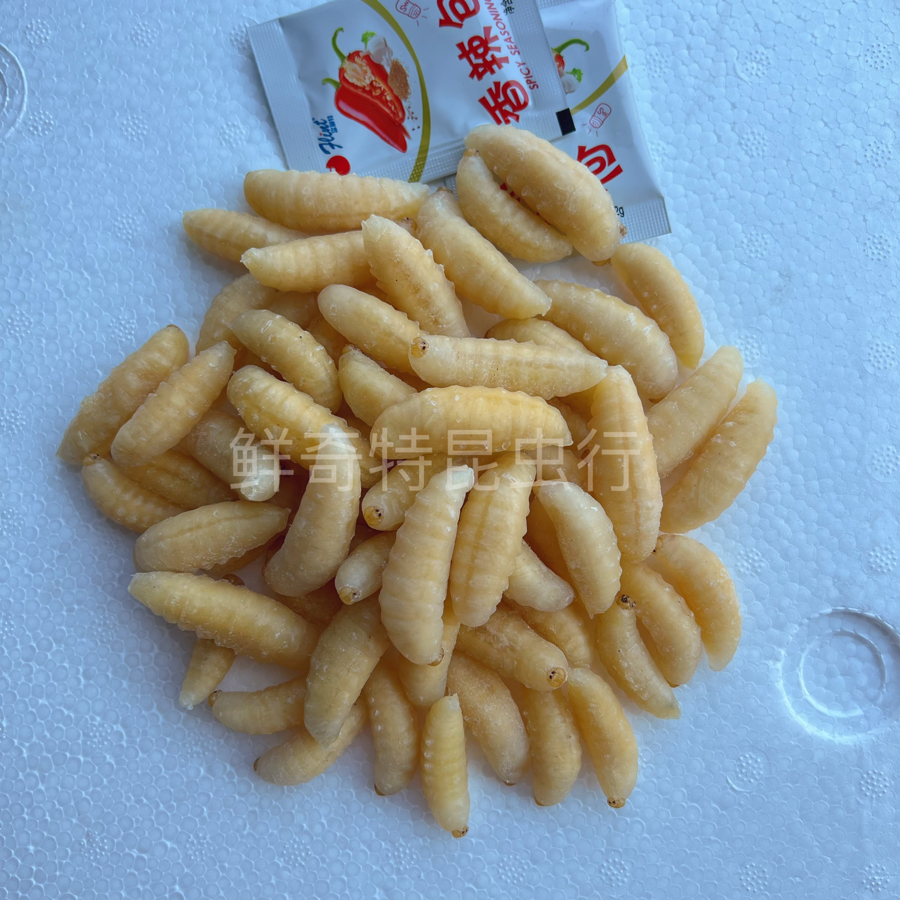 一级蜂蛹地蜂虎头峰蛋白饱满油炸当季新货餐桌必备蜂蛹新鲜