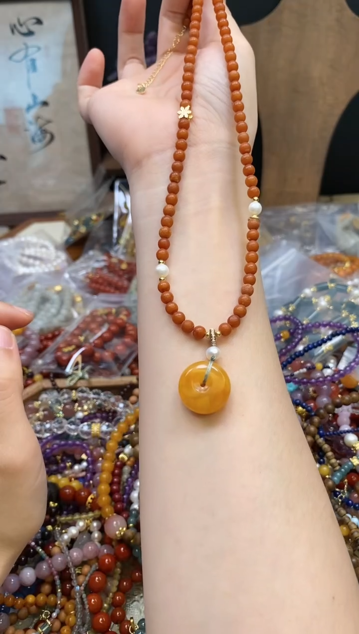 【闪购商品】蜜蜡颈饰未镶嵌228项链