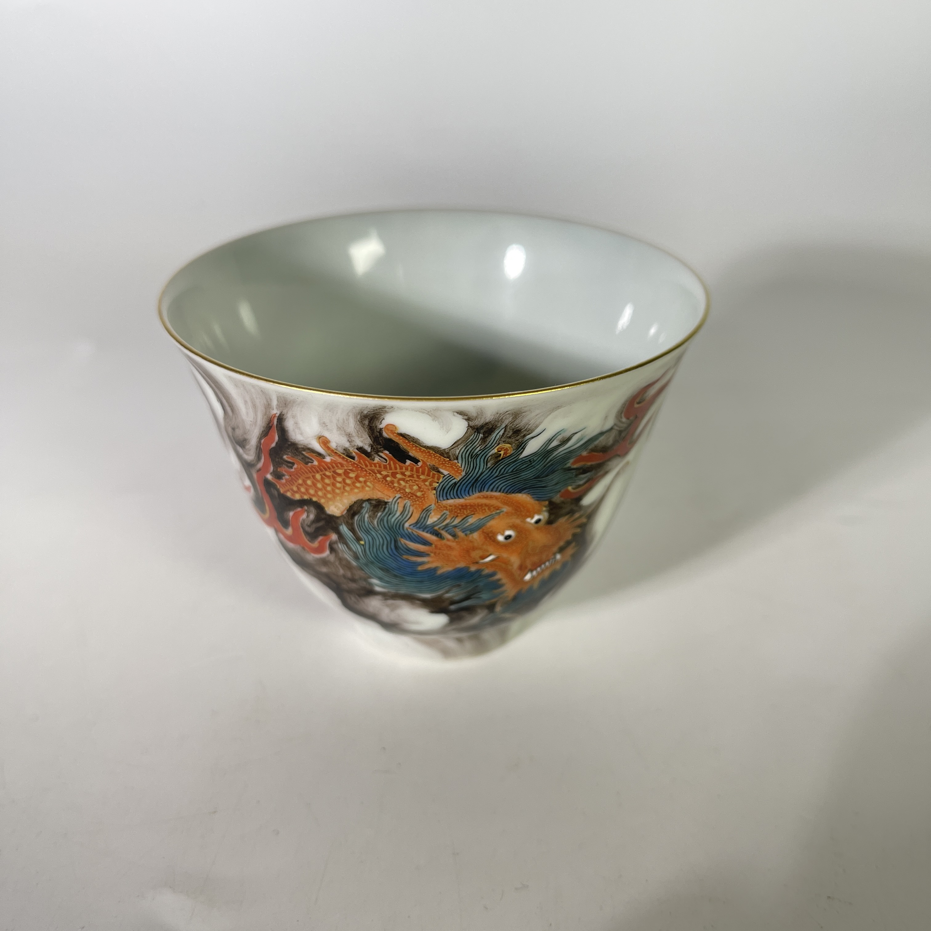 福利墨彩云龙三现铃铛杯 H8051