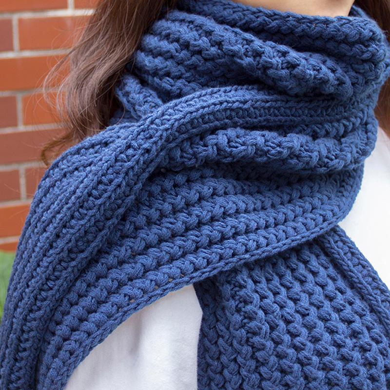 秀丝雅六股云朵线同心锁围巾手工diy毛线织围巾毛线送男友材料包