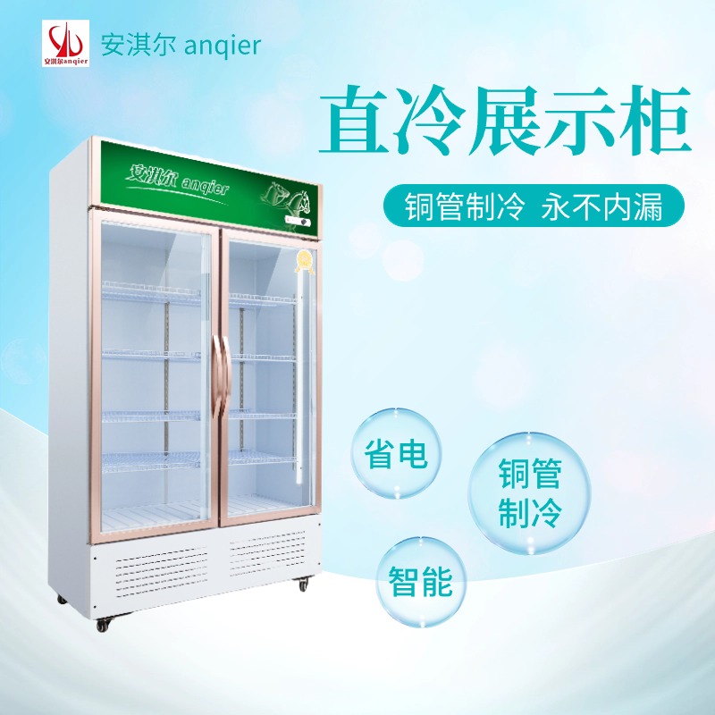 酒水柜饮料柜风冷直冷双门三门大容量商用立式展示柜便利店柜冷柜