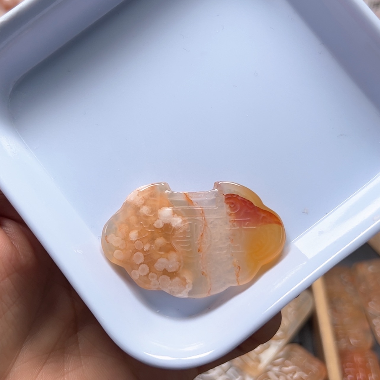 【闪购商品】玛瑙/玉髓珠宝半成品未镶嵌初*
