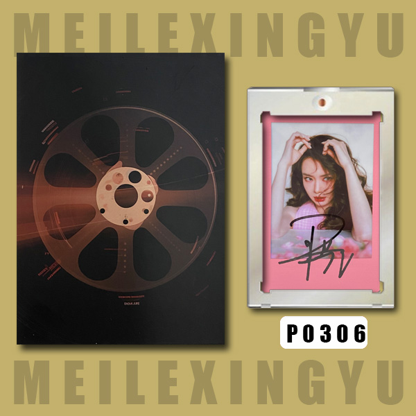 P0306【戚薇】正品拍立得照片 粉边