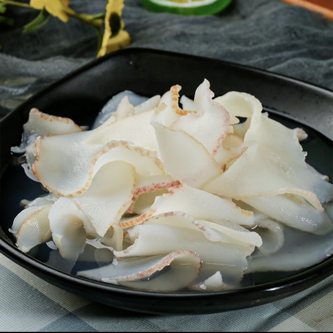 野生黄金螺片200克1包速冻深海鲍螺片海鲜酒店餐厅半成品私房菜