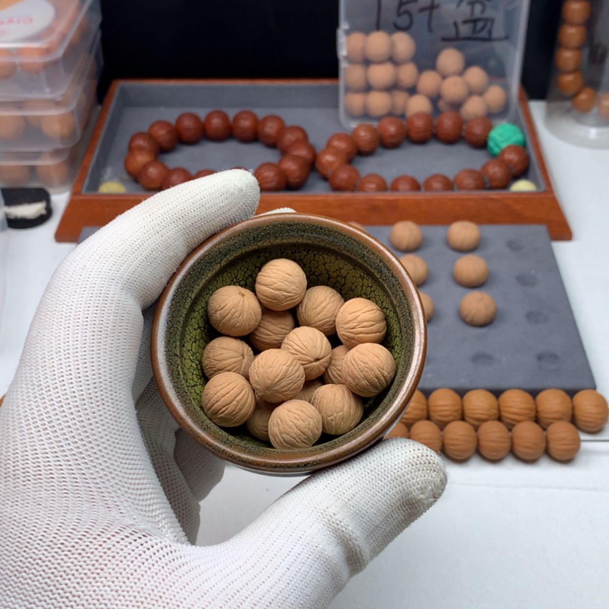 【闪购商品】猴头核桃手串用****3凤羽