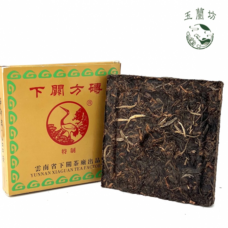 2004年下关茶厂XY特制方砖200克（生茶）紧压型砖茶 收藏品广东仓
