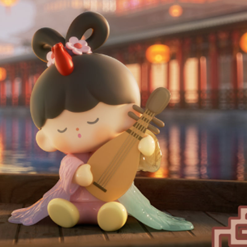 正版新款卓大王年味苹 果村系列潮玩盲盒阿卓可爱手办摆件礼物
