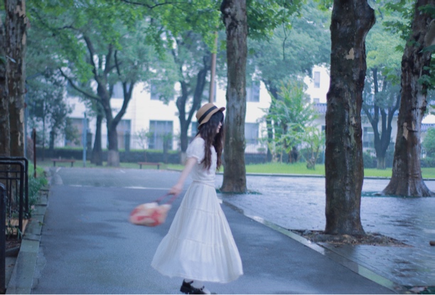 【椿山集Studio】法式长款复古连衣裙