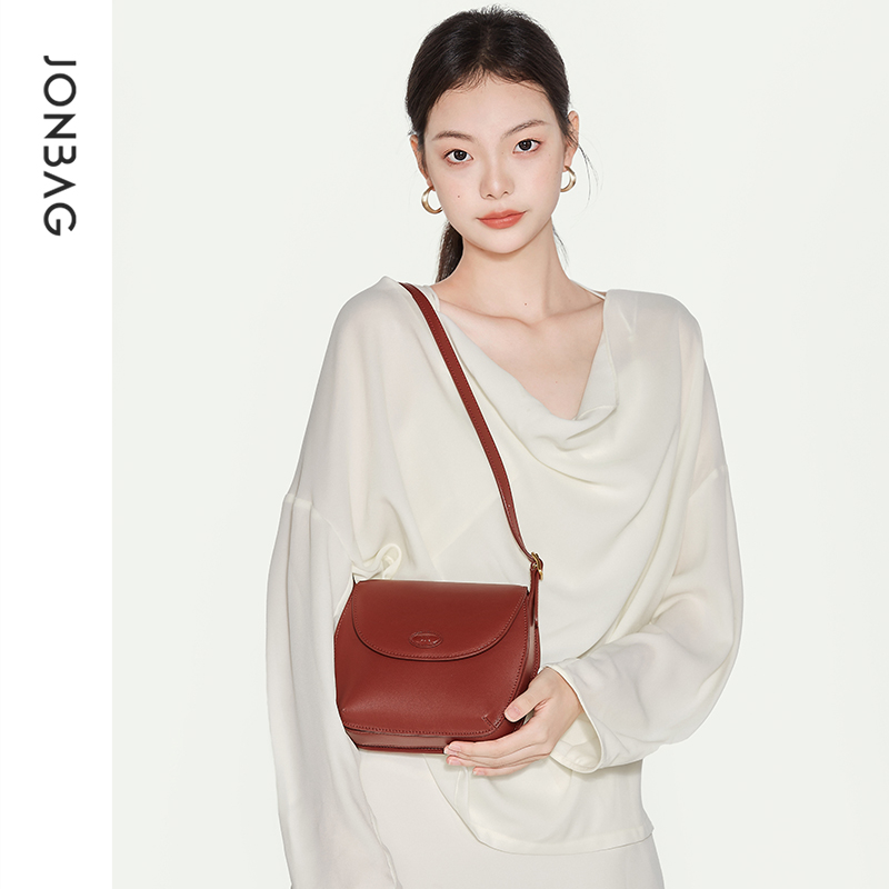 简佰格方糖包2023春夏新款高级感洋气单肩包包女高级感斜挎牛皮包