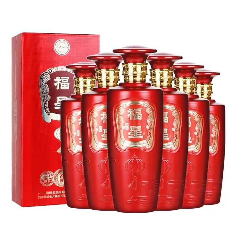 金六福福星名匠50.8度口粮酒整箱特价50.8度500ml