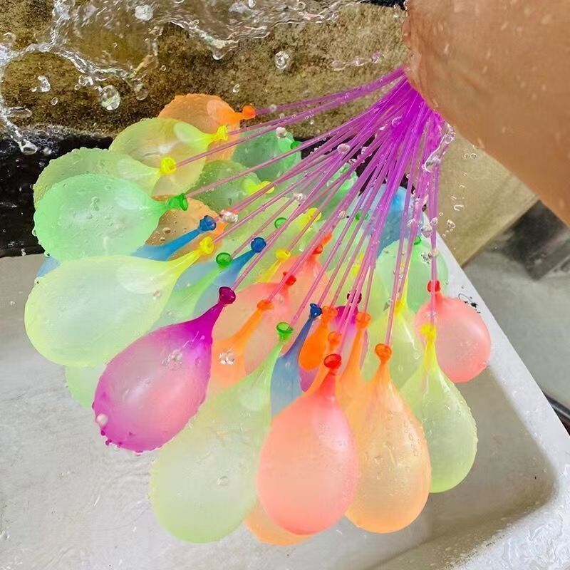 水气球打水仗儿童玩具自动打结快速注水夏天戏水必备