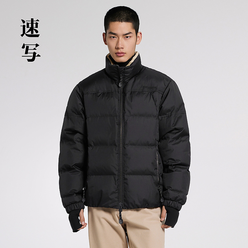 速写男装秋冬羽绒服宽松保暖百搭休闲简约复古休闲外套9NBC11670
