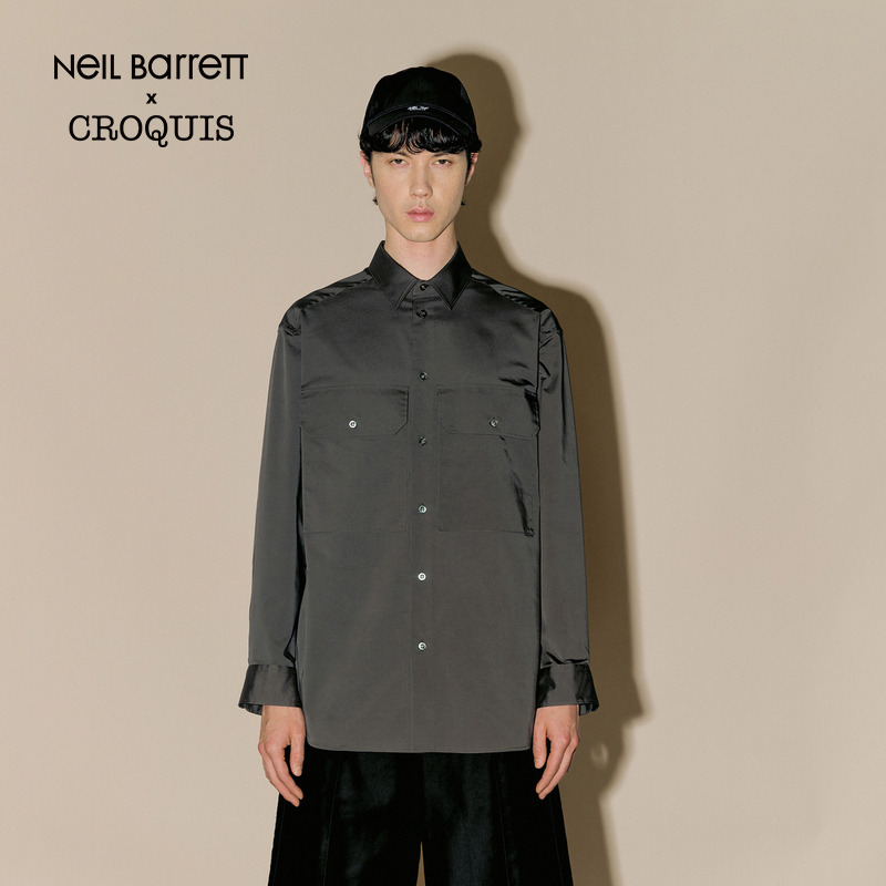 【Neil Barrett联名】速写男装秋款简约休闲潮流男款帽子8O9K14590