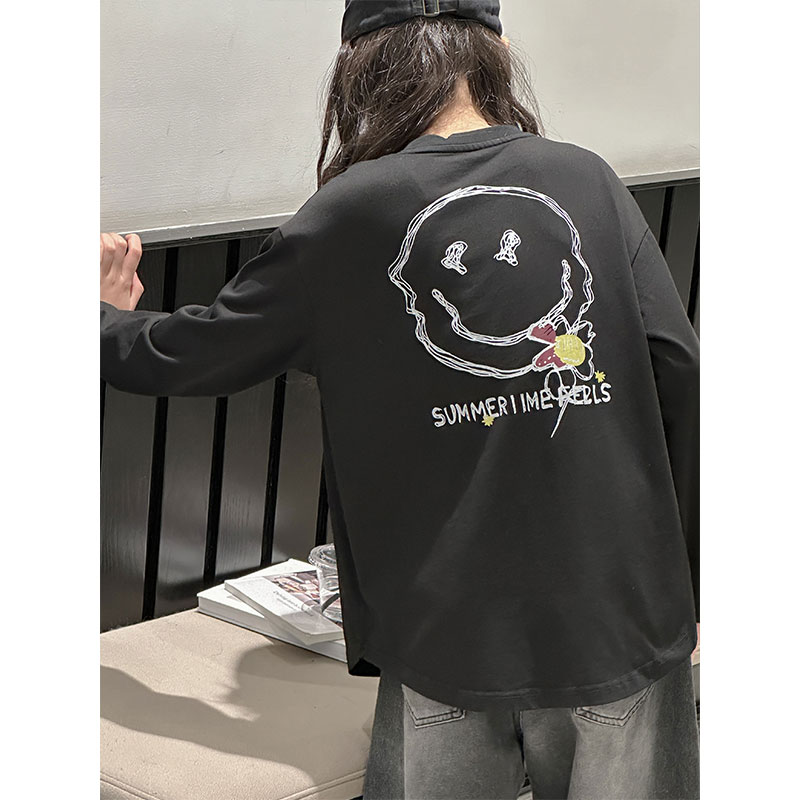 K27110孙小美女童T恤2025秋冬装儿童上衣加绒加厚内搭打底衫t