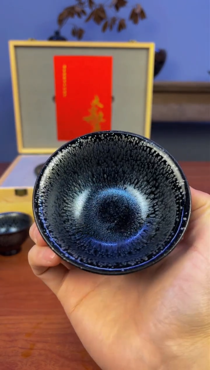 【闪购商品】玻璃茶盏大富压手