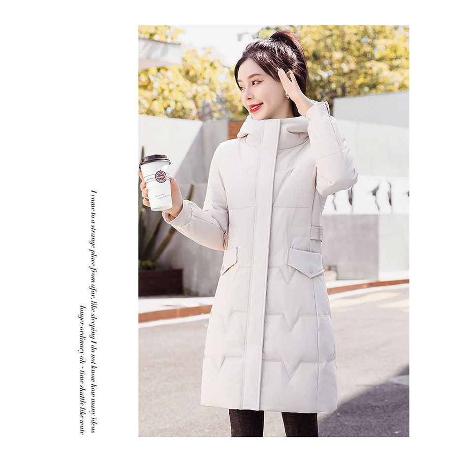 波司澄羽绒服女中长款新款衣韩版收腰显瘦袄加绒加厚冬季外套