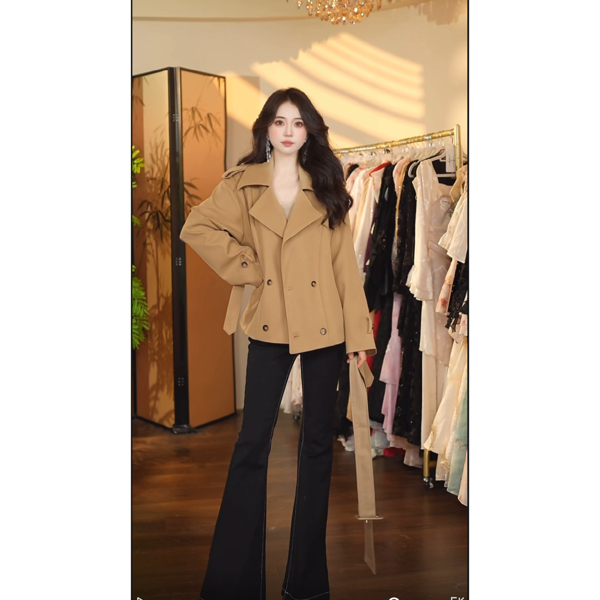 【瑞瑞定制】S017风衣外套-583