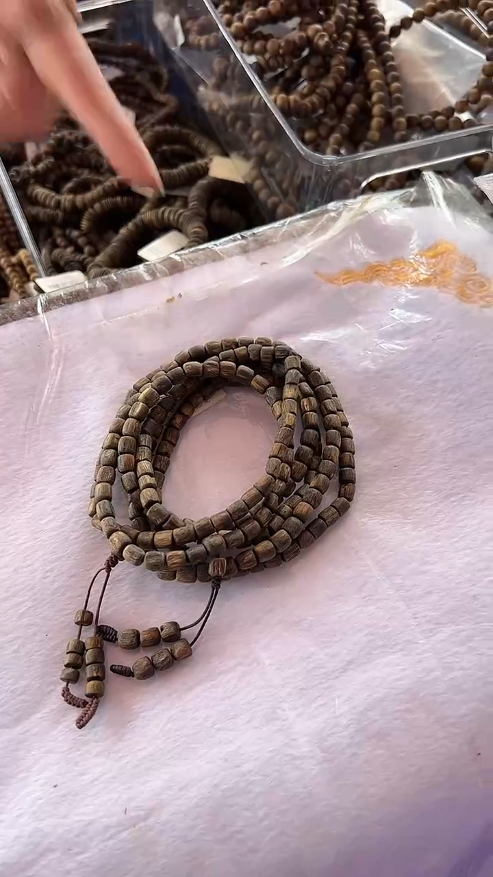 【闪购商品】沉香手串沉水白露多圈桶珠20克