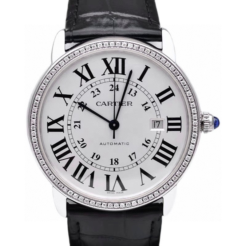 99新 Cartier/卡地亚 卡地亚伦敦系列男表/表径42mm/后钻经典