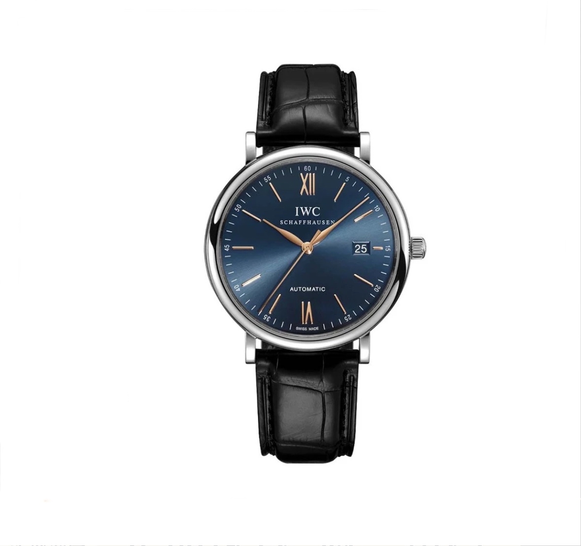 99新 IWC/万国 柏涛菲诺系列/IW356523/40mm/蓝盘金针/红60