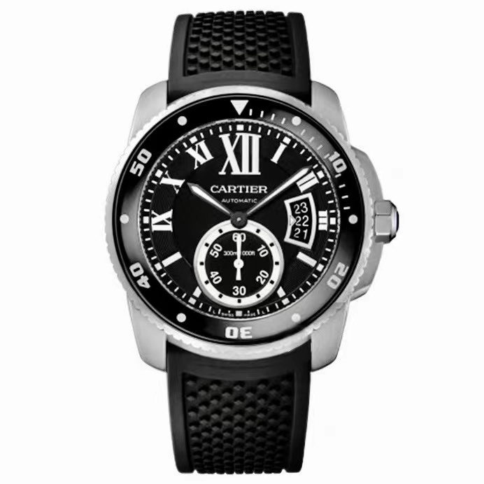 99新 Cartier/卡地亚 卡利博系列男表/表径42mm/W7100056/潜水表