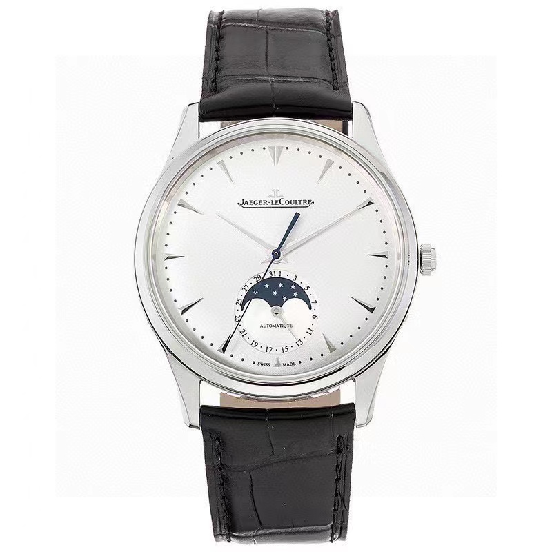 99新 Jaeger-LeCoultre/积家 大师男表/39mm/1368420/积家月相